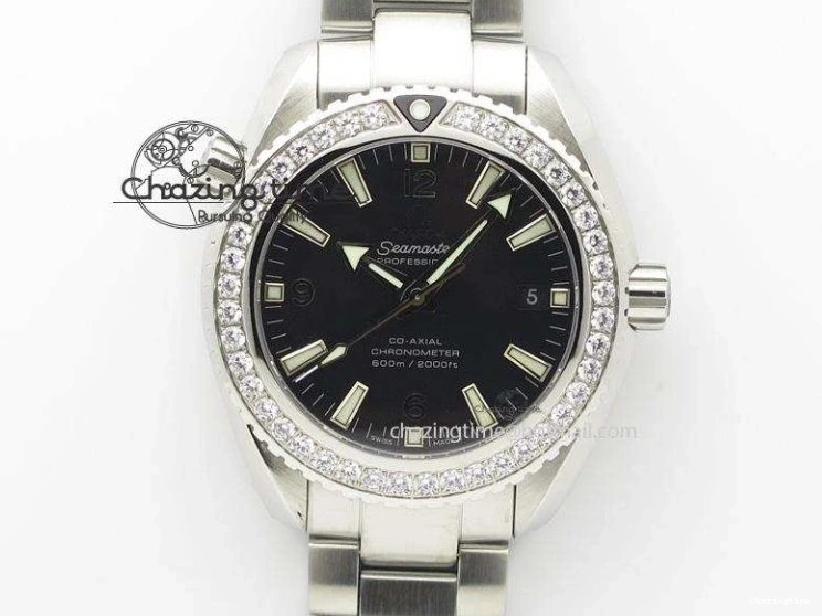 0114 Speedmaster Moonwatch OMF 1:1 Best Edition Black Dial Orange Hand on SS Bracelet A Timeless 8044